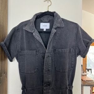 Pistola Charcoal Denim Jumpsuit